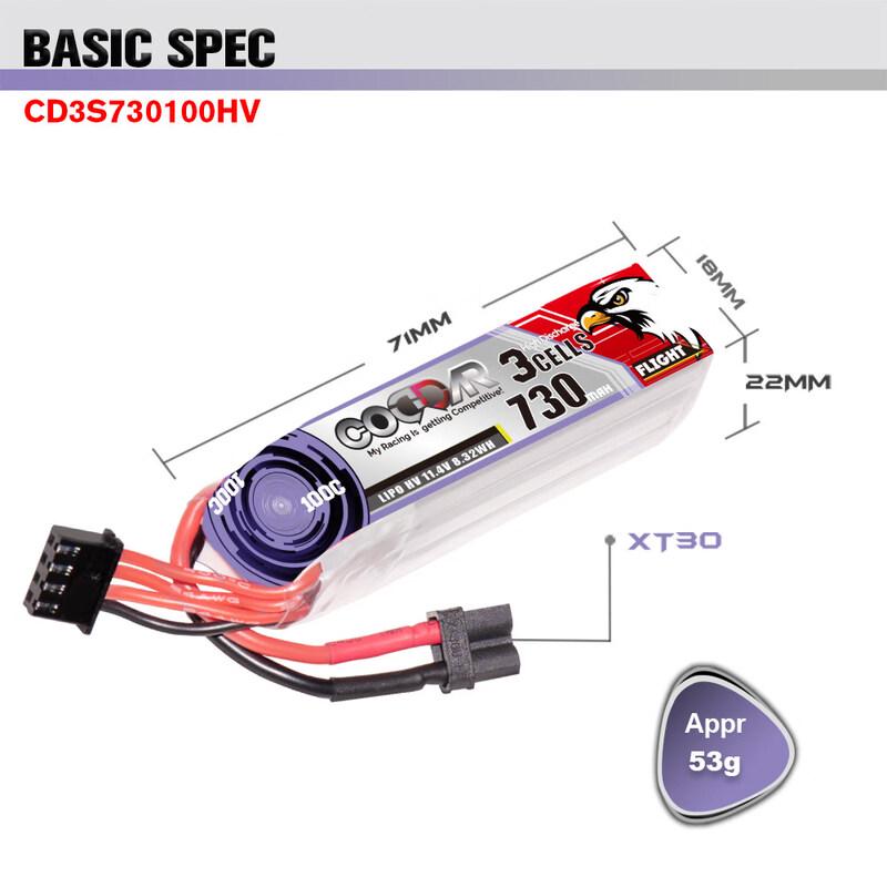 CODDAR Eagle Krypton HV LiPo Battery