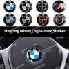 ADZW9 1Pcs 45mm Car Steering Wheel Badge Emblem Stickers for BMW E36 E46 E53 E90 E60 E61 E93 E87 X1 X3 X5 X6 F30 F20 F10 Accessories