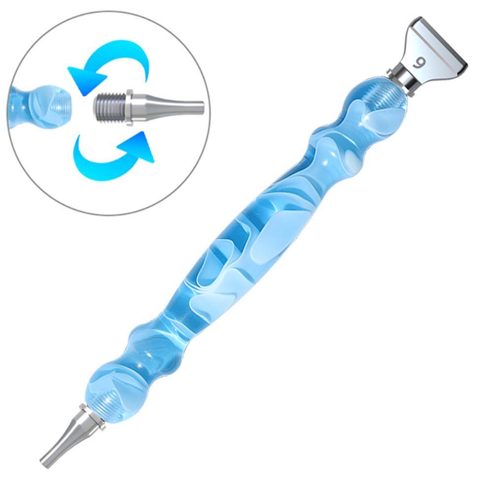 Cross Stitch Point Drill Pen Alloy Replacement Pen Heads Resin Diamond Painting Pen Resin Pen