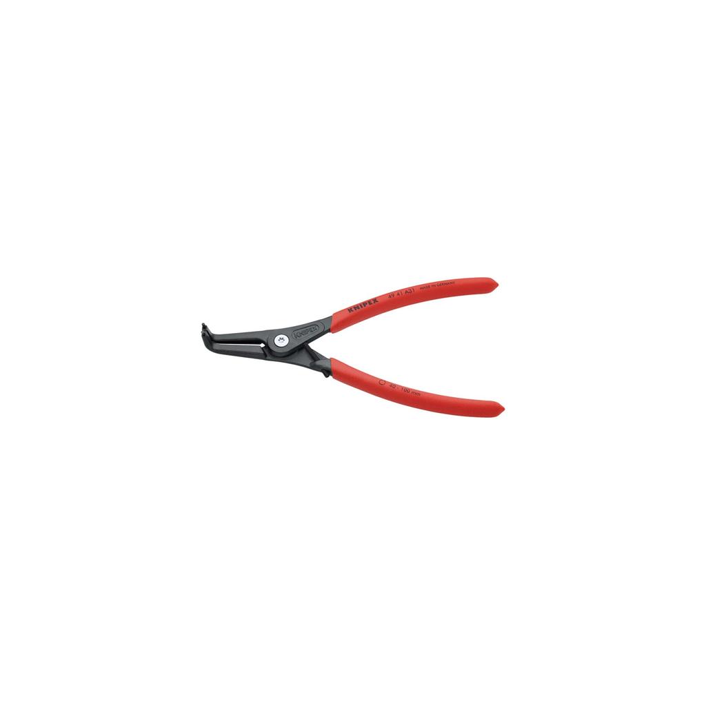 KNIPEX Shaft Precision Snap Ring Curved 4941-A31 Pliers, (Stocha)