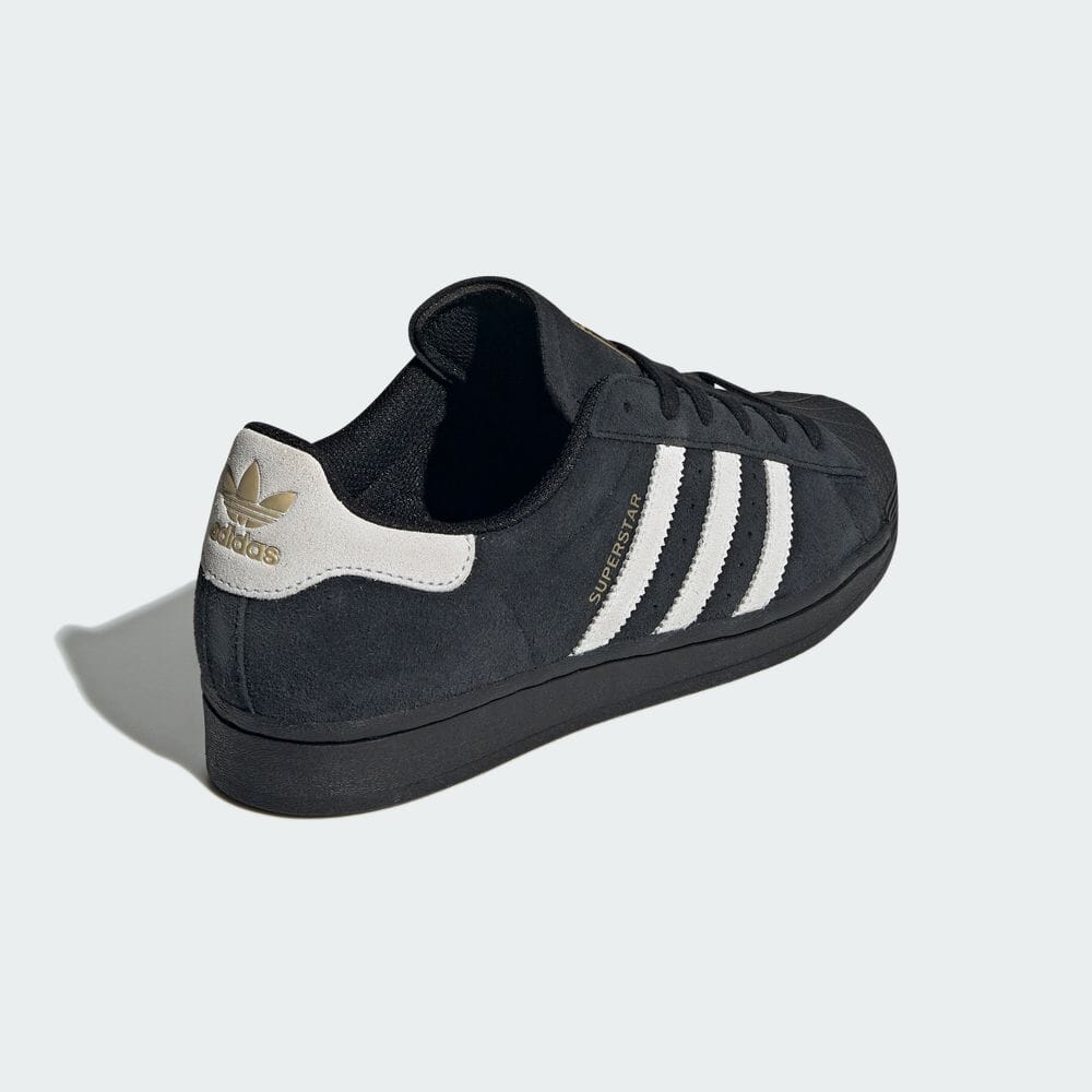 Adidas Кроссовки SUPERSTAR Core Black ORIGINALS унисекс IE6525 Core Black / Crystal White / Matte Gold