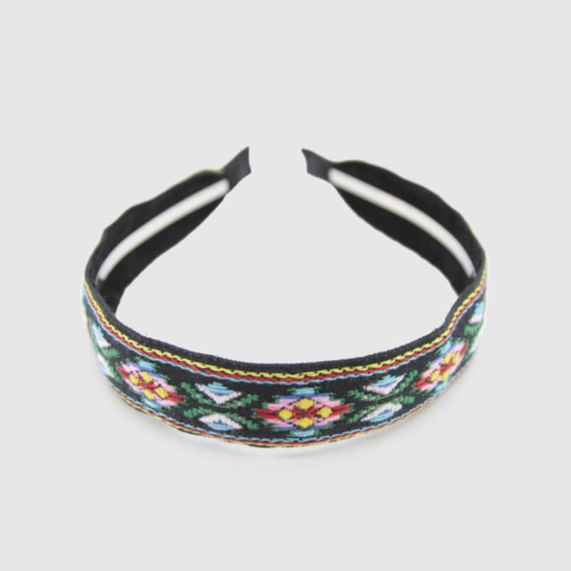 ЛАЛА Богемная импортная повязка на голову M-желтая, желто-зеленая