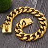 23 мм ошейник из золотой цепи для собак из нержавеющей стали с кубинским звеном Heavy Duty Bull для больших собак