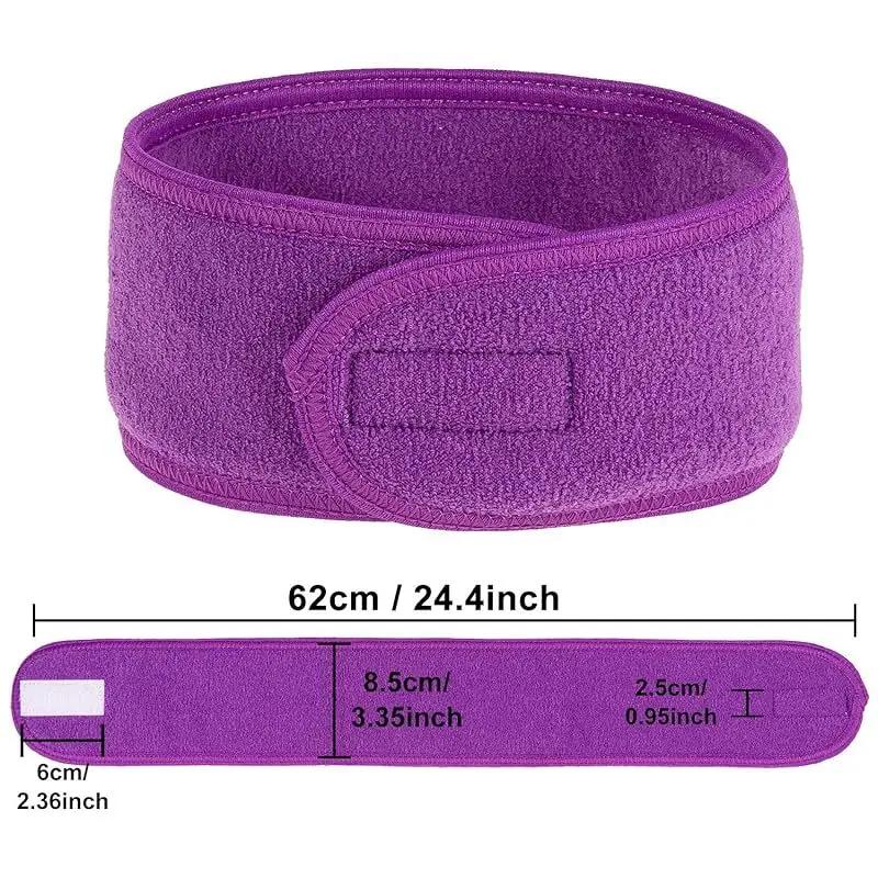 Adjustable Wide Hairband Non Slip Yoga Spa Bath Shower Makeup Wash Face Headband Women Make Up Accessories Postpartum Headband
