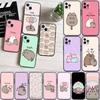 MH129 Pusheens Кот Новый Чехол для Телефона Ракушка для Xiaomi Poco F2 F3 M2 M3 M4 M5 M6 X2 X3 X4 X6 Pro NFC GT Plus