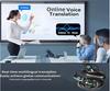Беспроводные наушники-переводчик UYUXIO AI с 144 онлайн-языками, Bluetooth 5.4 OWS, наушники для путешествий с переводом в реальном времени