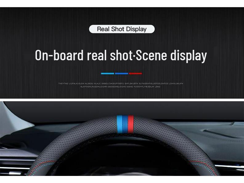 Натуральная кожа Рулевое колесо Чехлы для Jeep Compass, Cherokee, Renegade, Wrangler Ручка.