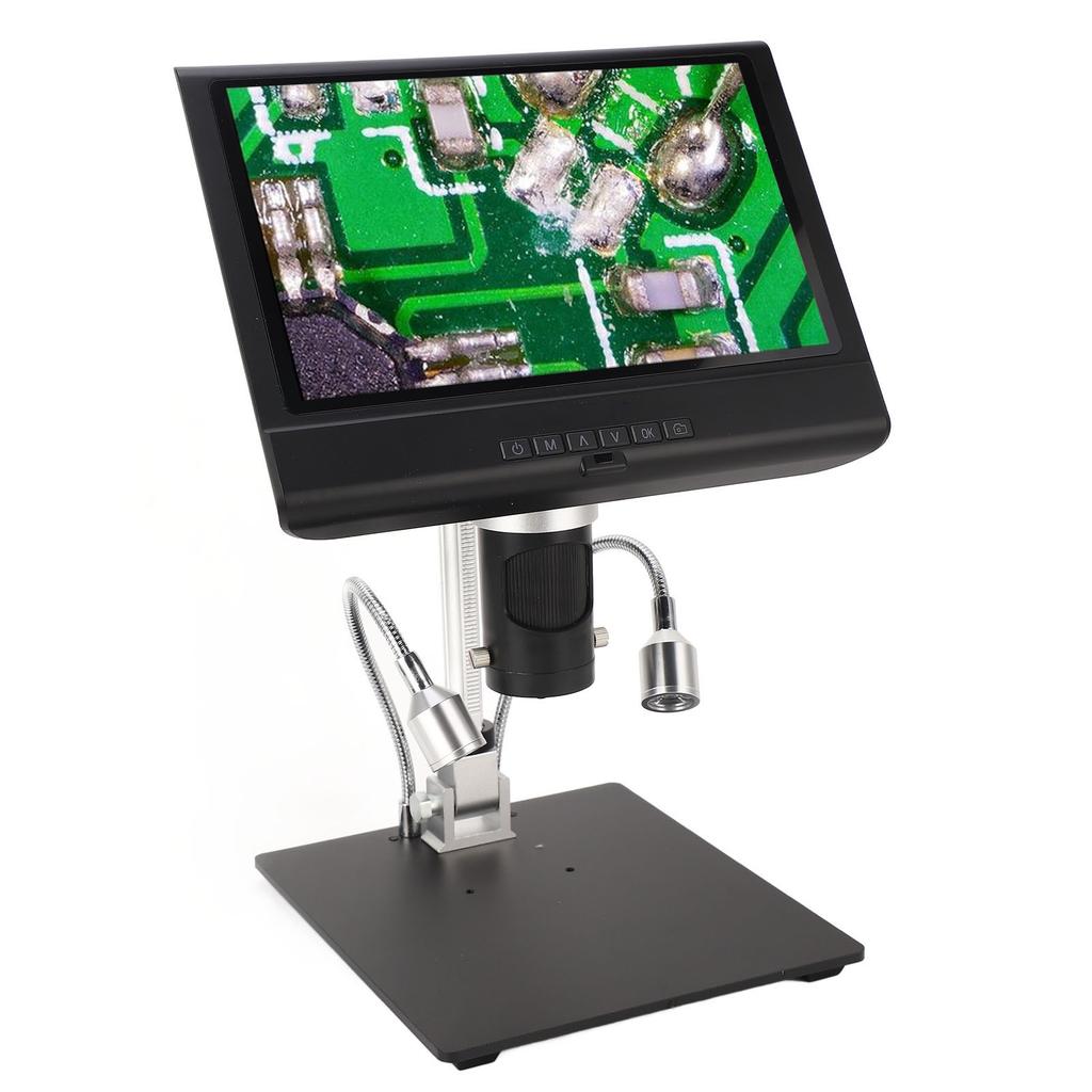 ЖК-цифровой микроскоп 10 дюймов 1080P регулируемый для промышленного SMD SMT ремонта электроники пайки