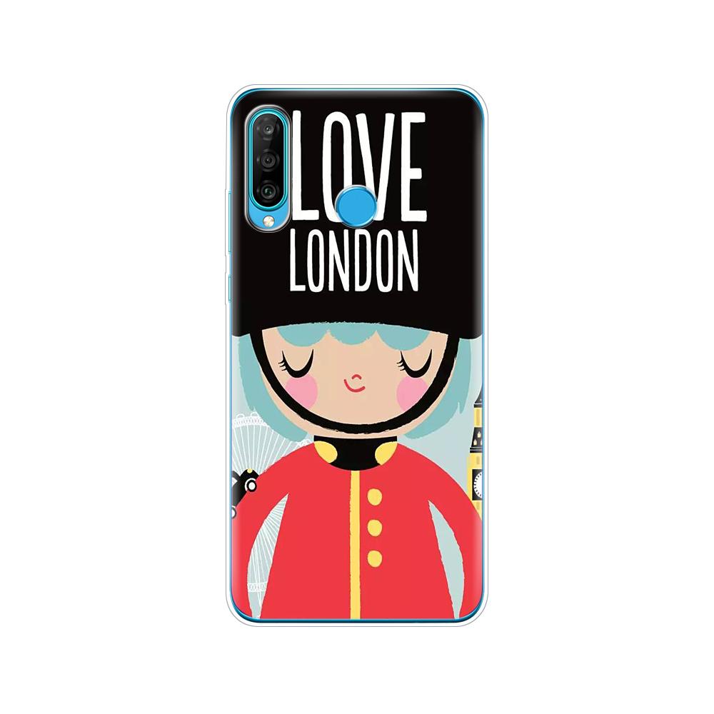 Чехол для HONOR 20 lite view 30 v 30 pro plus Чехол для huawei honor 20S 9A 9C 9S 9X Premium 7s 8a Чехол London big ben Bus