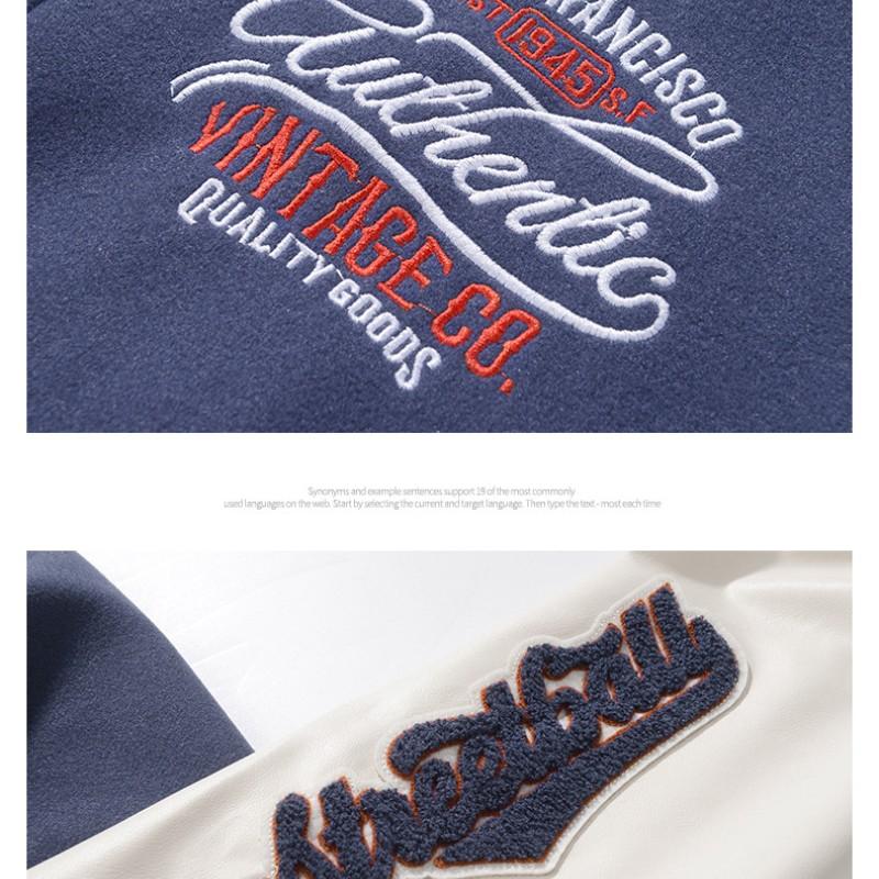 Мужская весенне-осенняя мода, свободная куртка с курткой в ​​​​Европе и США, бейсбольная повседневная одежда