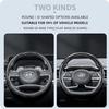 Подходит для Hyundai Чехол на руль с текстурой под карбон Защелкивающийся Волнообразный Спортивный дизайн Elantra N Sonata Ioniq 5 5N 6 9 Venue Kona Santa