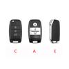 AABIW1 TPU Car Key Case Cover Shell For Kia Picanto Sportage GT RIO 3 Cerato Soul K5 Ceed Optima Seltos Sorento Forte Stinger Telluride