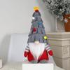 Christmas Dwarf Faceless Old Figurine Creative Fireplace Ornament Festive Family Gnome Decoration for Fireplace Table Center TV Stand