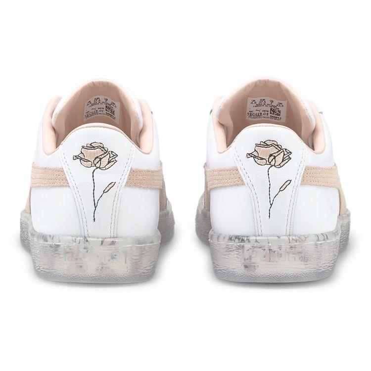 Puma Basket In Bloom - Женские кроссовки Cloud Pink White 380117-01