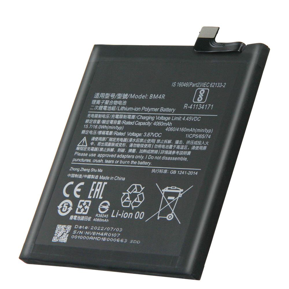 Replacement Phone Battery BM4R For Xiaomi Mi 10 Lite 5G 4160mAh With Free Tools