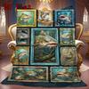 Catfish Collection 2D Flat Pattern Flannel Blanket, High quality All Seasons, Home Decor, Warmth and Comfort, Perfect for Christmas Gifts.