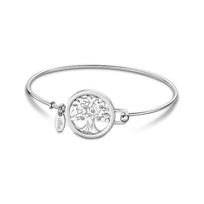 Bracelet - Lotus - LS2014-2-3 - Acier Inoxydable - Argenté - Femme