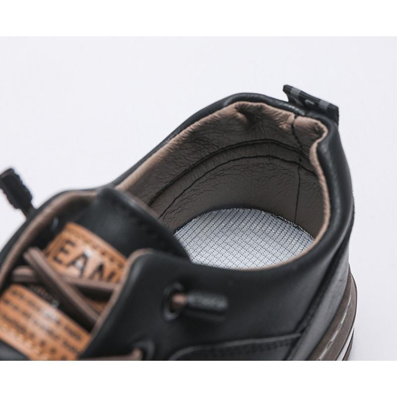 Мужские повседневные белые кожаные кроссовки — модный корейский дизайн, легкие и дышащие