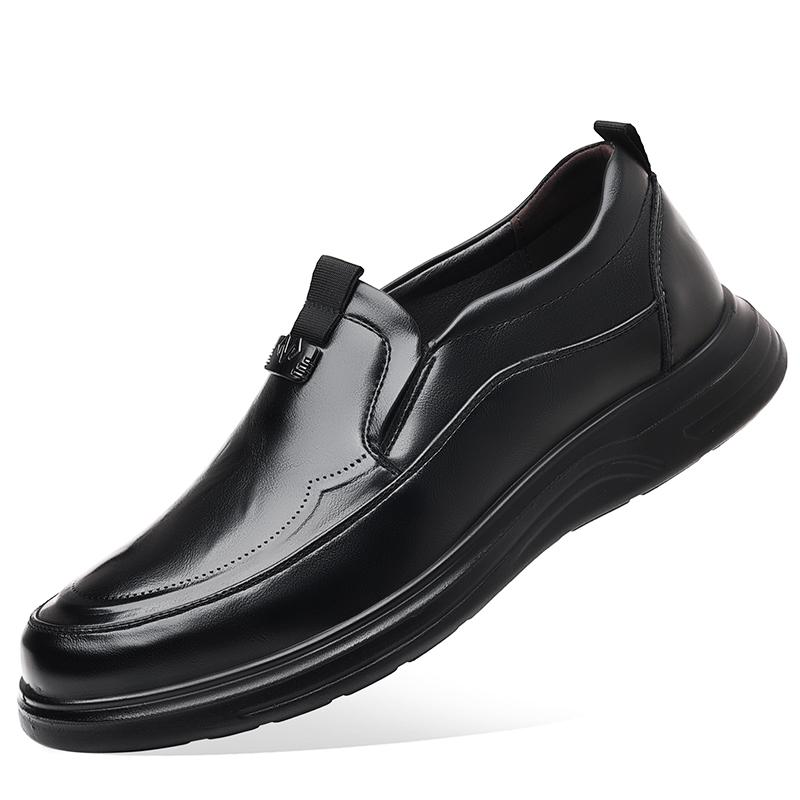 Fashion Leather Shoes For Man Genuine Leather Casual Shoes Fashion Business Oxford Shoes High Quality Designer Work Shoes