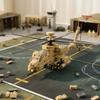 259 деталей Строительные блоки Вертолет AH-64 Apache США Военная Техника Армейский Боевой Вертолет Модель Кирпичи Спецназ Подарок Домашнее Украшение