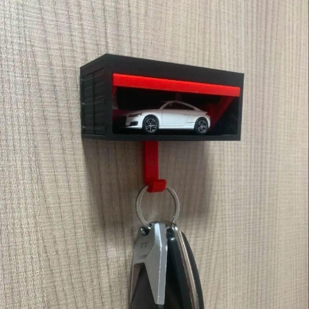 Multifunctional Wall Mount Key Rack Creative Fun Key Organizer Decorative Bracket Wall Decoration