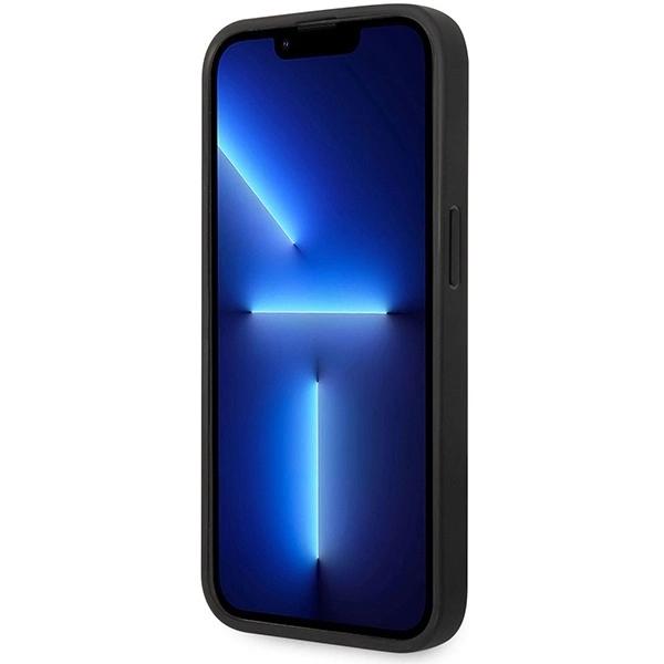 BMW Чехол Bmhmp14X22Rfgr для iPhone 14 Pro Max бордовый/бордовый кожаный ромбовидный узор Magsafe