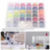Colorful Pre-Wound Bobbins 36 Grids Bobbin Thread Set Sewing Threads  Hand Stitching