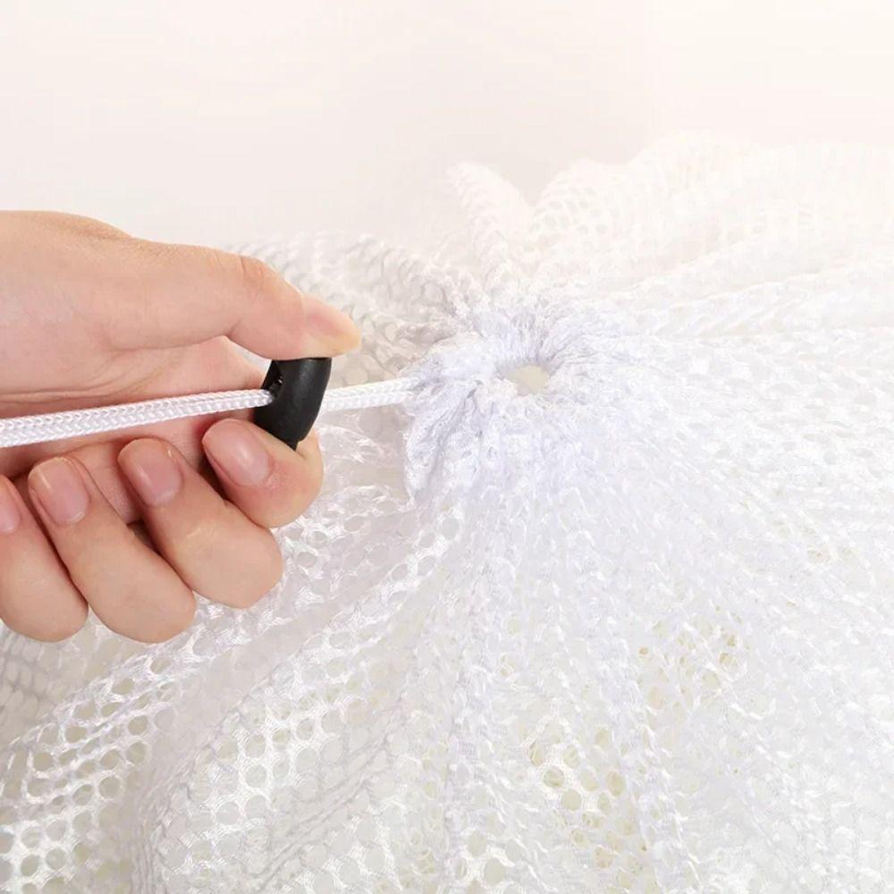 1Pc Bath Foaming Mesh Laundry Bag Square Clothing Storage Bag New Soap Bag  Bath Body Washing