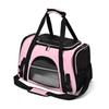 Portable Cat Carrier Bag, Breathable Polyester Soft-Sided Travel Pet Bag with Zipper Closure, Outdoor Pet Carrier