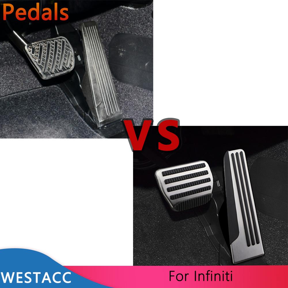 Автомобильные педали газа тормозная педаль чехол для Infiniti Q50 Q50L QX70 Q70 Q60 G35 G37 EX35 EX37 FX35 FX37 FX50