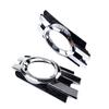 2Pcs Front Bumper Fog Light Cover Grille Left+Right For Mercedes GL-Class X164