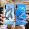 Чехол для телефона Dolphin для Xiaomi 11 Redmi Note 11pro5G 8 8T 9 9A 9S 10 K30 10T Pro Ultra K40pro Прозрачный чехол