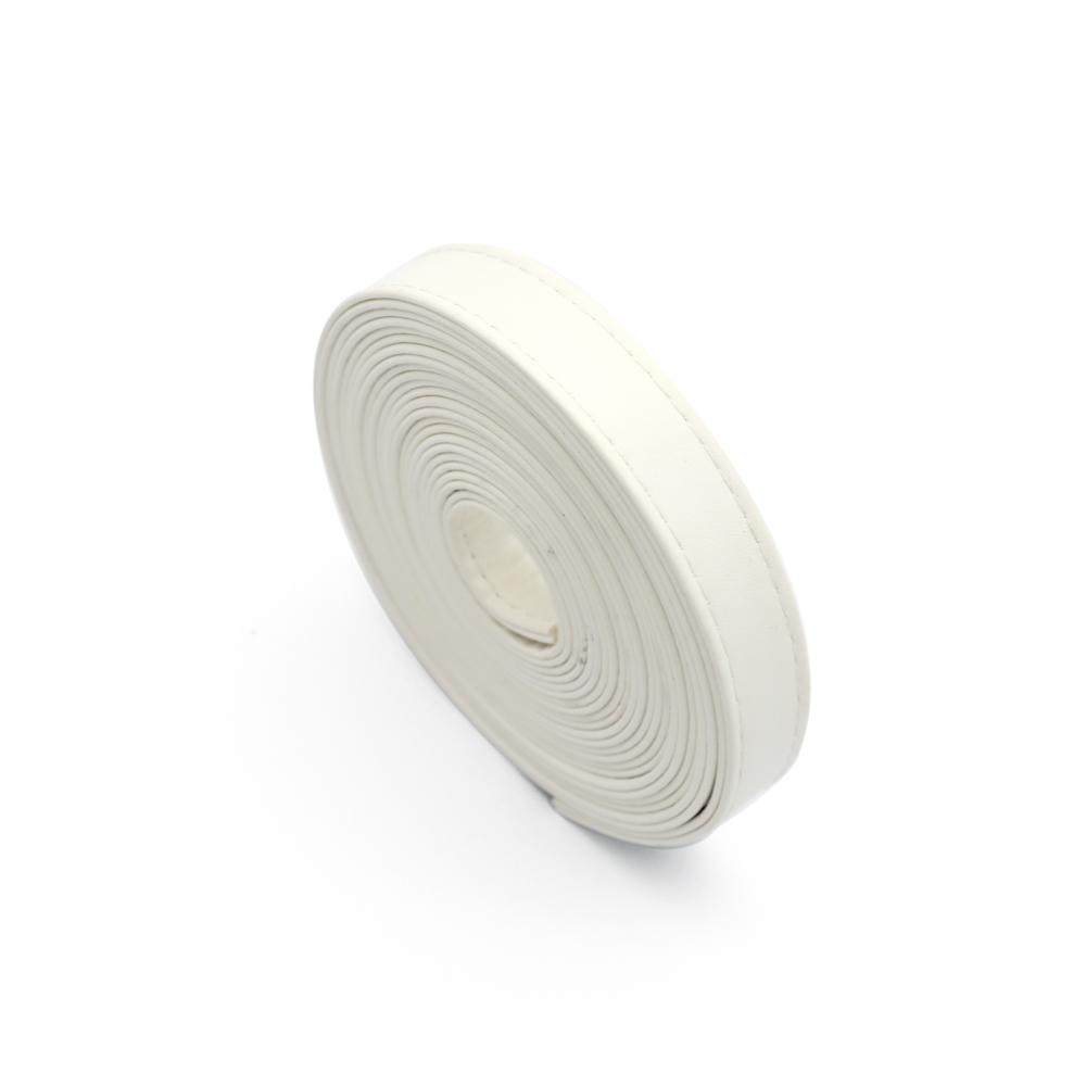 2meters 15mm Braided PU Leather Backpack Strap Findings Faux Flat Leather Cord String Rope DIY Bag Necklace Bracelet Making