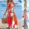 2025 New Fashion Trend Dresses Spring Summer Printed Waist Dresses Fashion Women's