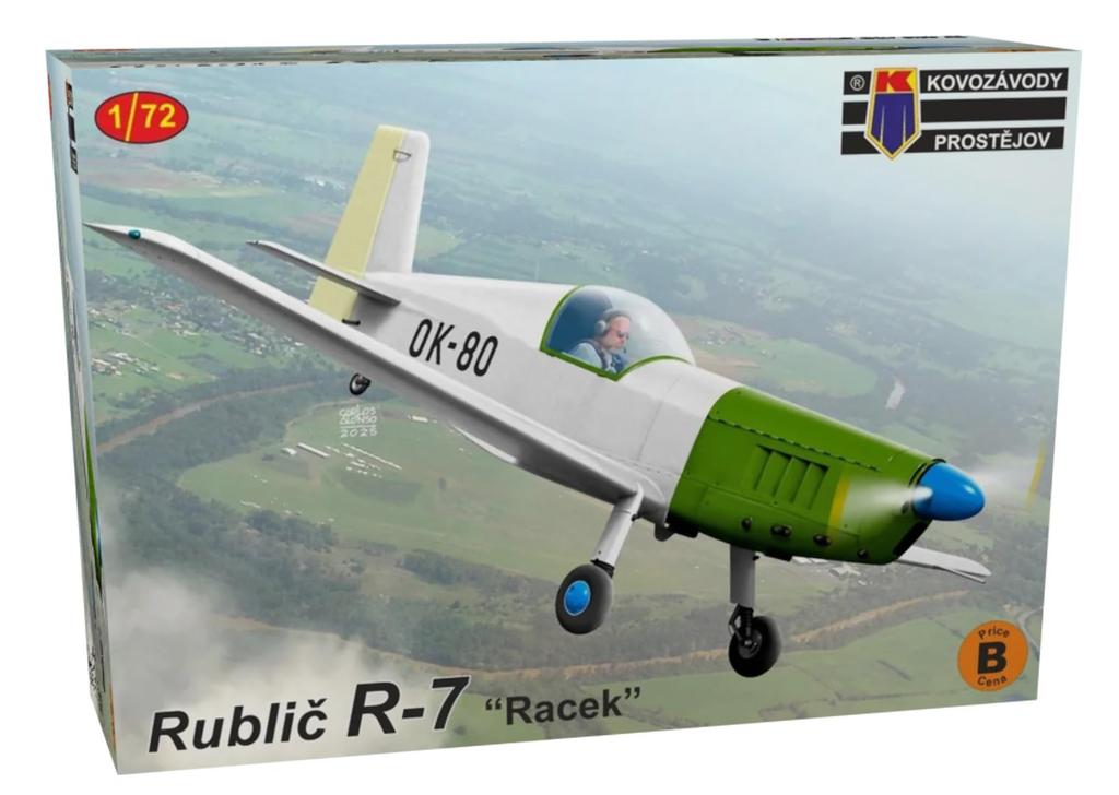 KP Model 1/72 Rubrich R-7 Razeck Прототип Гоночный самолет Пластиковая модель-конструктор KPM0506 (Самолет)