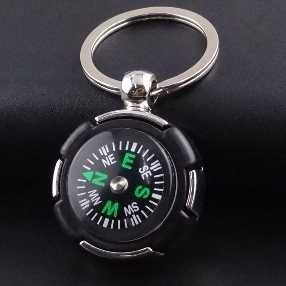 Keyring Survival Tool Navigator Mini Compass Pocket Compass Keychain Emergency Wild Compass
