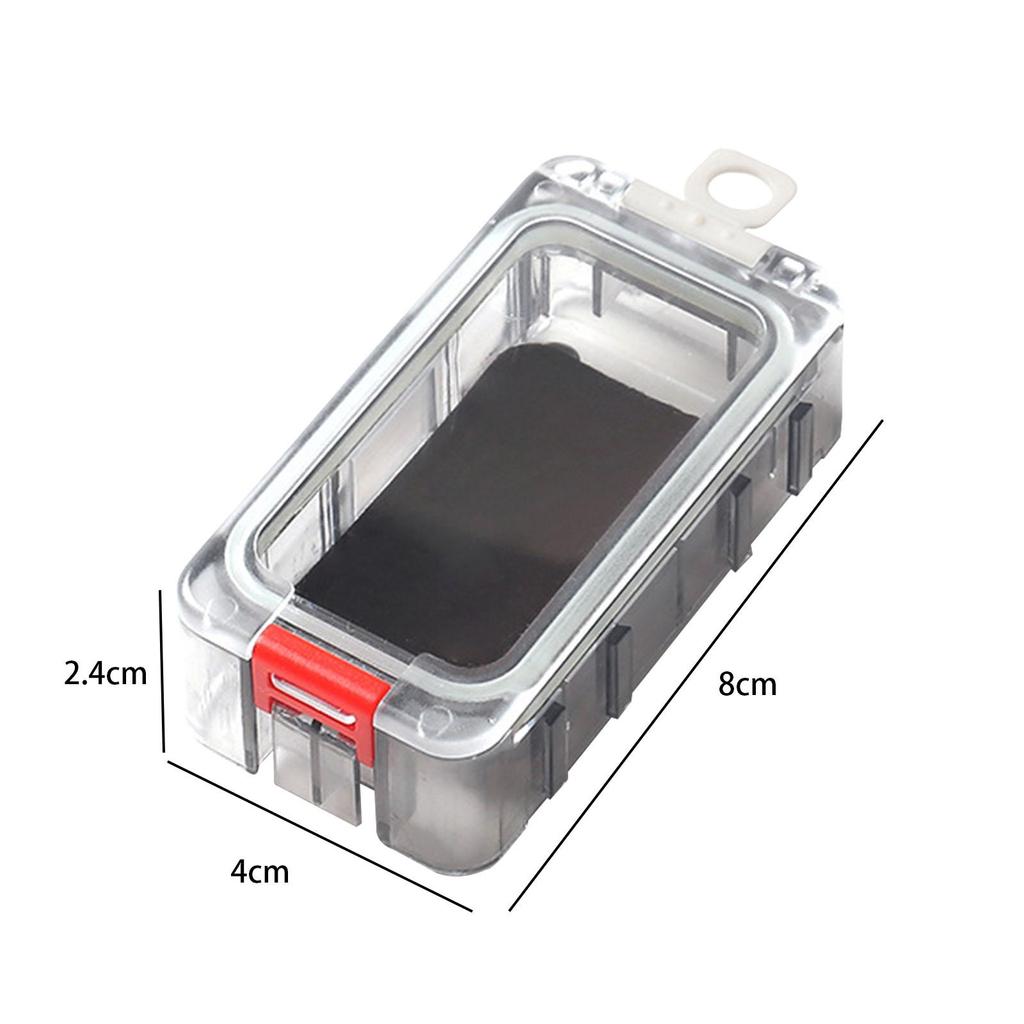 Коробка для рыболовных снастей, маленькая коробка для крючков и приманок, мини-кейс для хранения, коробка для рыболовных инструментов
