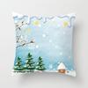 Cartoon Christmas Throw Pillow Set Santa Claus Sofa Gift Home Decor Pillowcase Christmas Gift Pillowcase