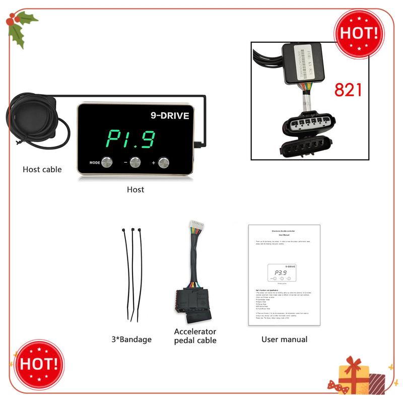 Durable-Throttle Response Controller 9 Drive Modes Racing Accelerator Potent Booster Tuning Parts Accessory