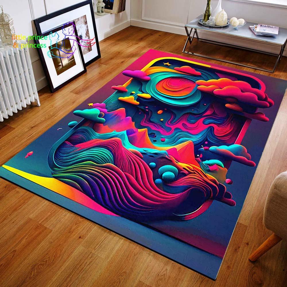 Геймерский контроллер, игровой ковер с 3D принтом для гостиной, коврики для кемпинга, противоскользящий коврик, коврик для йоги, подарок для мальчика