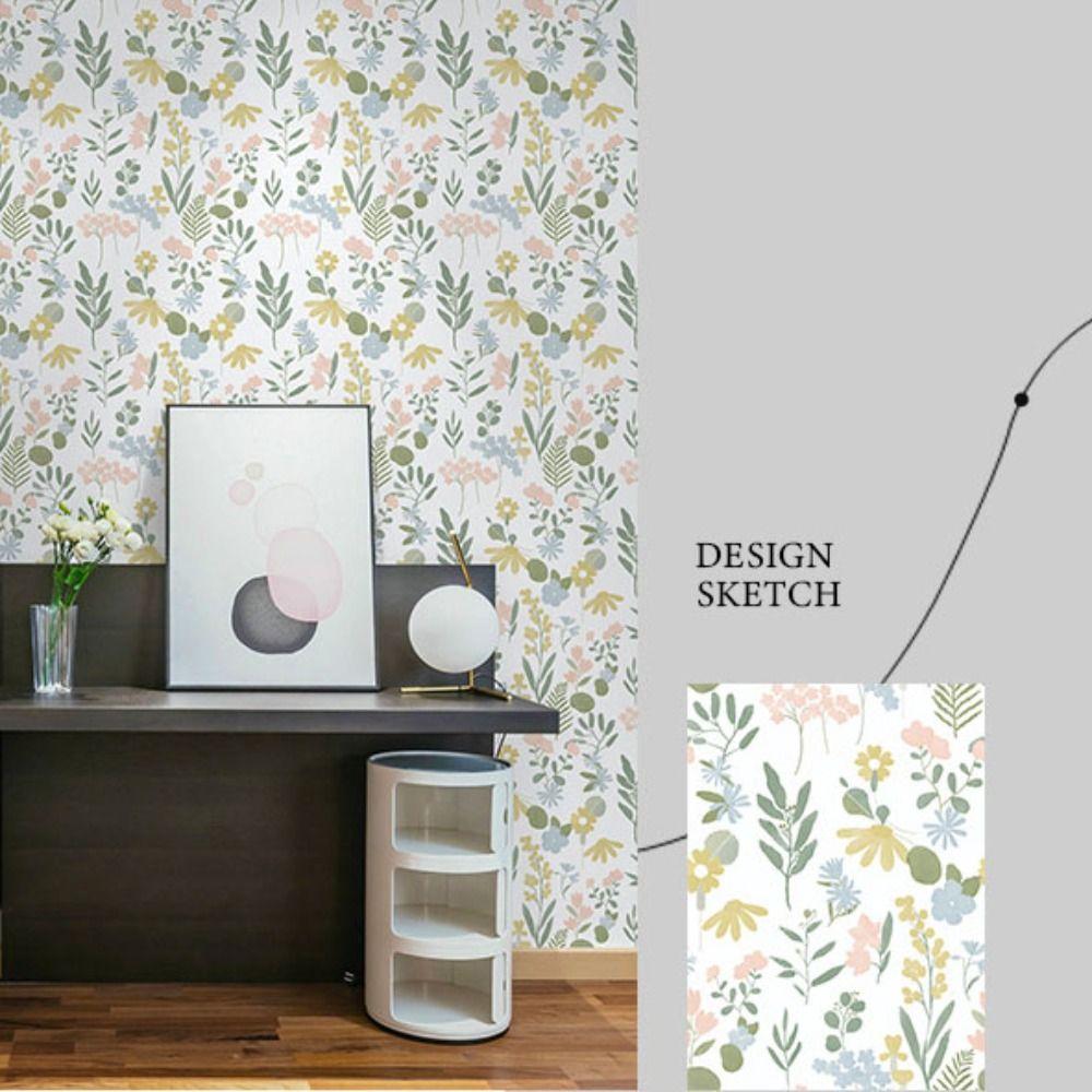 Самоклеящиеся обои с защитой от обрастания Легко моющиеся Наклейки на стены Коммерческие помещения