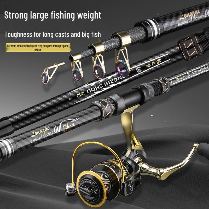 Japan Daiwa Ultra-Long Sea Casting Rod Set for Silver Carp and Bighead Fishing