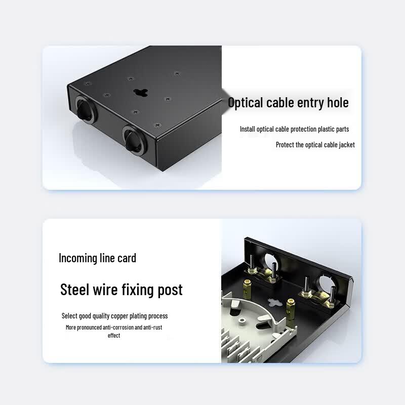 4-портовая волоконно-оптическая оконечная коробка Shengwei (Совместимо с SC/FC/LC)