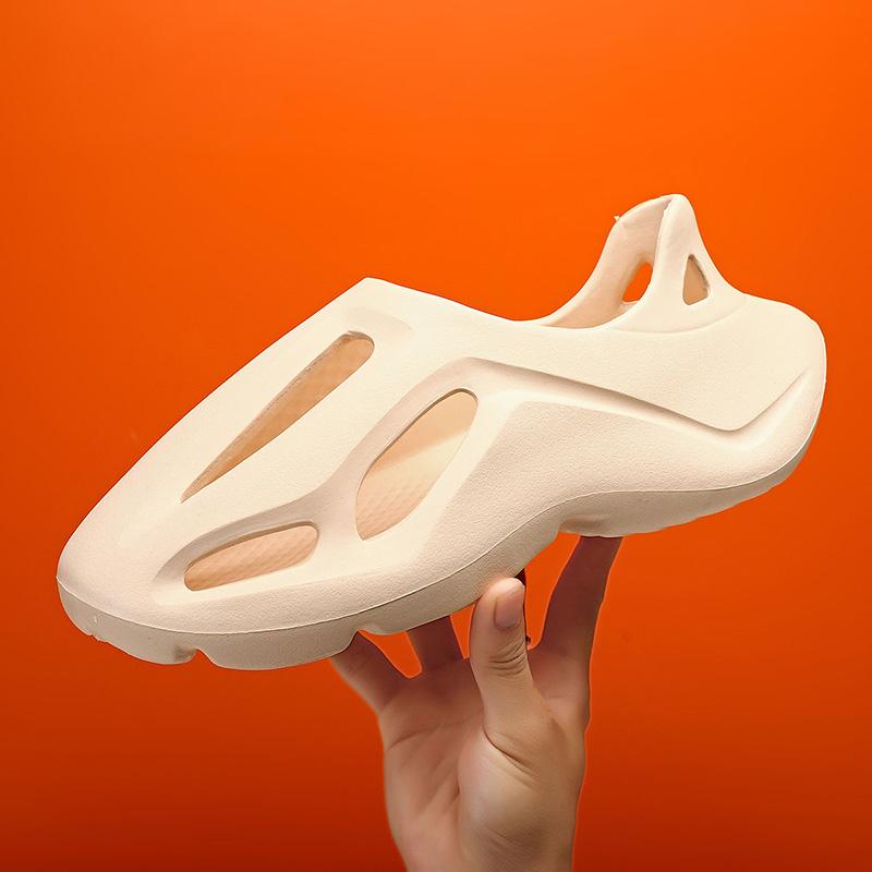 Модные сандалии мужские тапочки летние сандалии из ЭВА с отверстиями мужская обувь брендовые пляжные водные горки на платформе унисекс полые сандалии мужская повседневная обувь