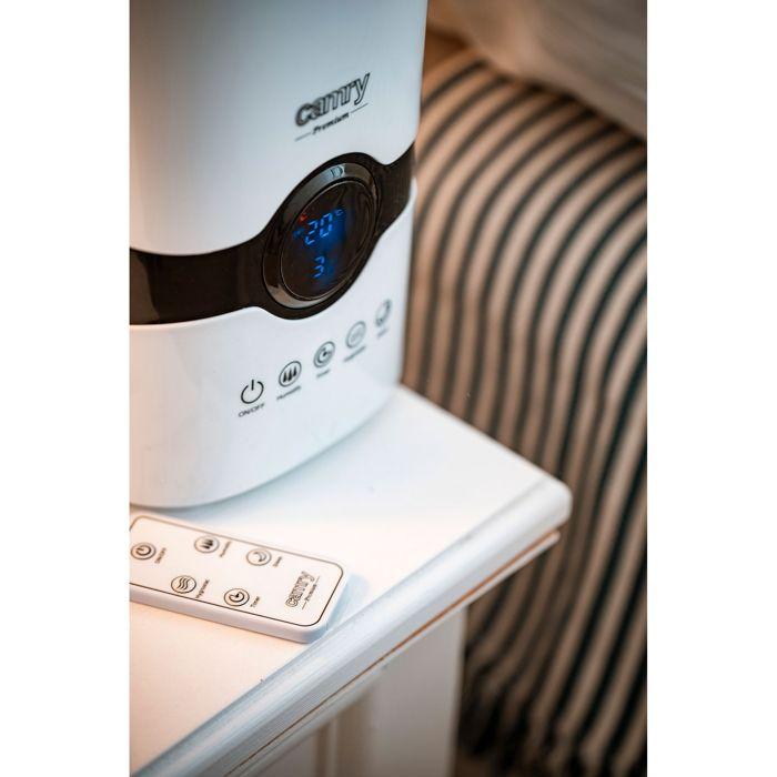 Humidificateur Ultrasonique 4,2L, Silencieux, Huiles Essentielles, Télécommande Camry CR7964 25W Blanc 36036