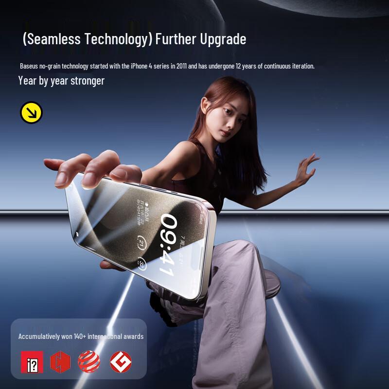 Baseus Ultra-Ceramic Tempered Glass Screen & Lens Protectors for iPhone