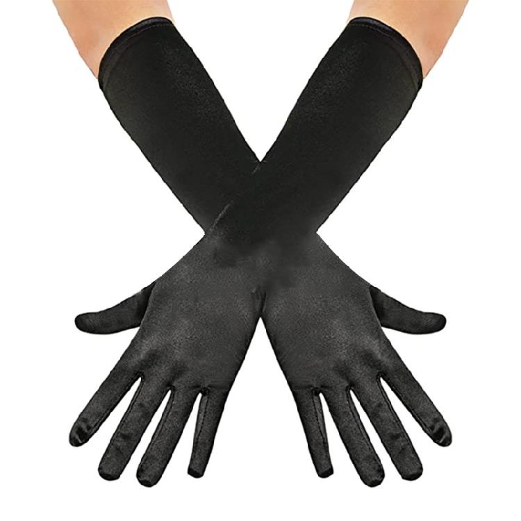 Вечерние платья перчатки для женщин леди перчатки с полным пальцем перчатки для выпускного вечера