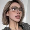 Женские металлические полые солнцезащитные очки в стиле Y2K - Модный европейский и американский стиль для клубов