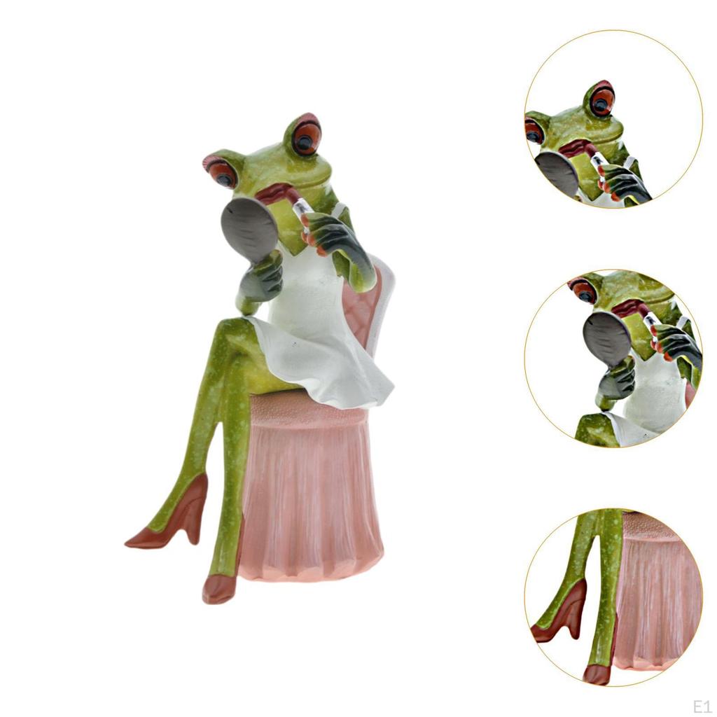 Фигурка лягушки для украшения сада, центральный элемент, произведение искусства, пруд и забор