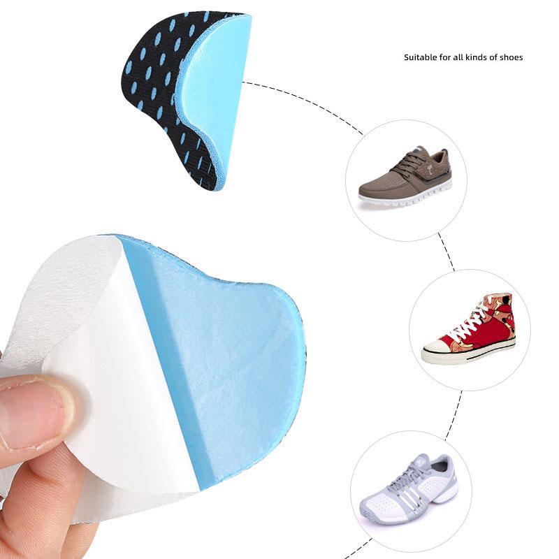 Sneakers Heel Protector Sticker Latex Soft Sports Shoes Patches Breathable Shoe Pads Patch Adhesive Patch Repair Shoes Heel 2PCS